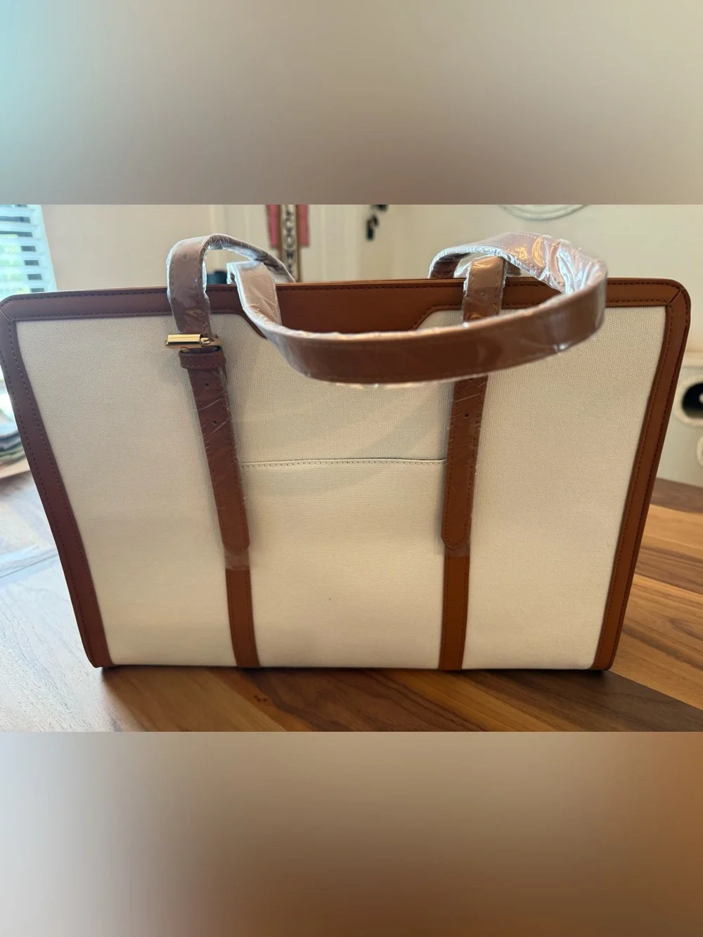 LOVEVOOK Laptop Bag for Women - 15.6 inch Lightweight Canvas Laptop Tote